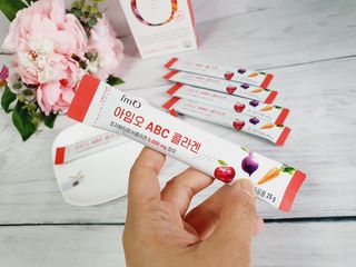 아임오 ABC 콜라겐 젤리 14포 — 5점을 준 리뷰어가 2021년 7월 올린 사용 사진
