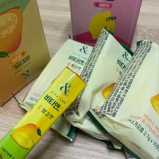 비타앤C 레몬맛, 망고맛 — 5점을 준 리뷰어가 2021년 4월 올린 사용 사진