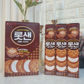 롯데제과 롯샌 카페크런치 — 5점을 준 리뷰어가 2021년 10월 올린 사용 사진