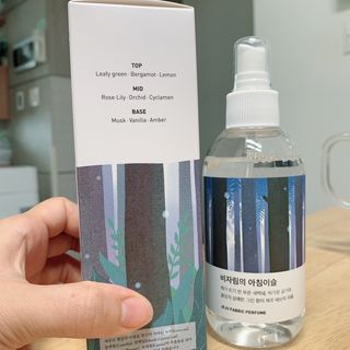 르플랑 한소쿠리초록영귤, 섭지에 유채피우다, 비자림의 아침이슬, 동백길 걷다, 협재의 아침바람 200ml 5종 중 택1 — 4점을 준 리뷰어가 2021년 8월 올린 사용 사진