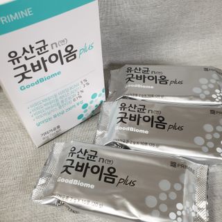 프리마인 유산균 국가지정연구소 선정, 살아있는 생유산균 200억 마리의 힘. 유산균n굿바이옴플러스 — 5점을 준 리뷰어가 2021년 11월 올린 사용 사진