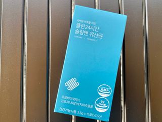 클린24시간 슬림앤유산균 1박스 (3.5g X 15포) — 5점을 준 리뷰어가 2022년 9월 올린 사용 사진