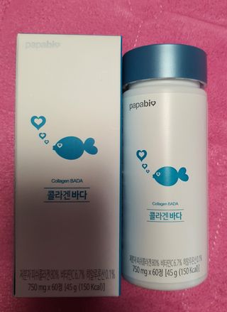 파파비오랩 승무원 콜라겐 콜라겐바다 — 5점을 준 리뷰어가 2021년 1월 올린 사용 사진