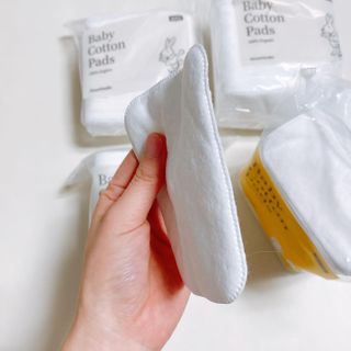 디어엘로디 프리미엄 유기농 베이비 솜티슈 40매 3 + 1 PACK — 4.5점을 준 리뷰어가 2021년 2월 올린 사용 사진