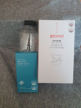 클린24시간 1BOX(5포) + 전용보틀(500ml) — 5점을 준 리뷰어가 2023년 6월 올린 사용 사진