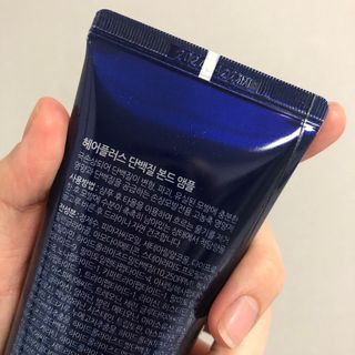 헤어플러스 단백질탈모샴푸 500ml+단백질본드앰플 145ml — 5점을 준 리뷰어가 2021년 6월 올린 사용 사진