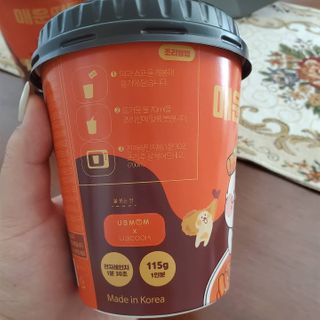 유비쿡 컵떡볶이 매운컵떡볶이2개/ 짜장컵떡볶이 2개  총 4개세트 — 5점을 준 리뷰어가 2021년 2월 올린 사용 사진
