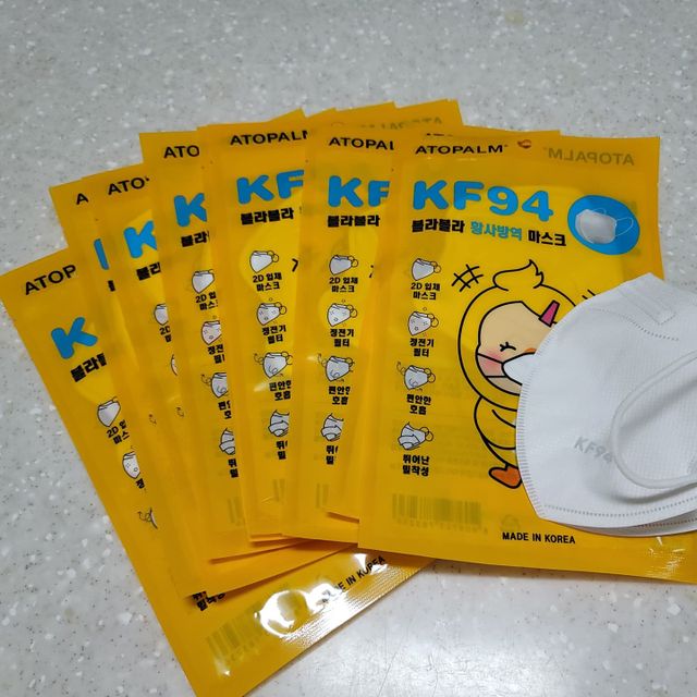 블라블라 황사방역 마스크 KF94 리뷰 사진