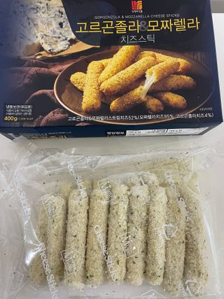 디케이식품(주) 고르곤졸라&모짜렐라 치즈스틱 400g — 5점을 준 리뷰어가 2023년 3월 올린 사용 사진