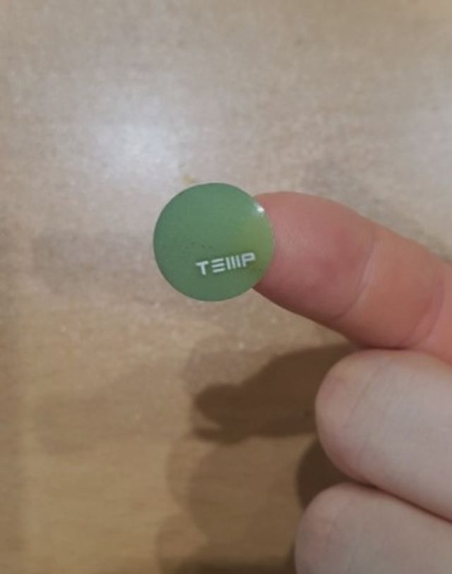 템프밴드 스티커 체온계 리뷰 사진