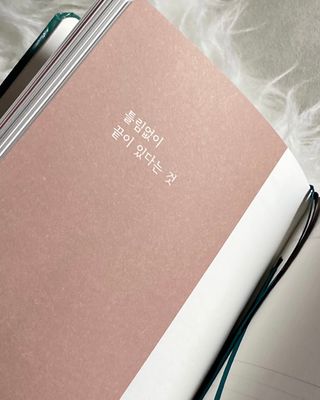 응원과 위로가 필요한 당신에게  리훈 하고싶은말 스터디 플래너 — 5점을 준 리뷰어가 2021년 4월 올린 사용 사진