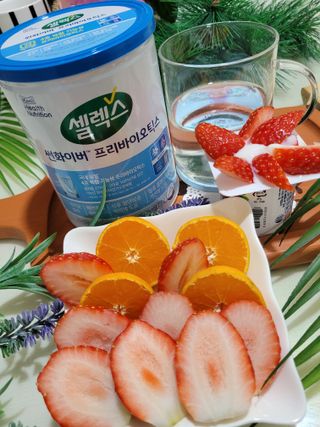 셀렉스 썬화이버 프리바이오틱스 — 5점을 준 리뷰어가 2021년 12월 올린 사용 사진