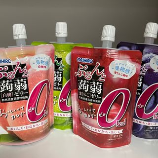 ORIHIRO 오리히로 곤약젤리 제로칼로리 130g 4종 4팩(맛별로 1팩씩) — 5점을 준 리뷰어가 2023년 1월 올린 사용 사진