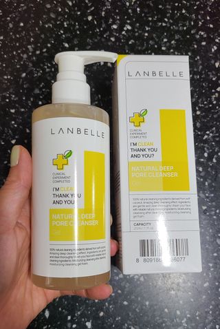 랑벨 내츄럴 딥 포어 클렌저 210ml (저자극 약산성 천연 클렌징 젤) — 5점을 준 리뷰어가 2022년 6월 올린 사용 사진