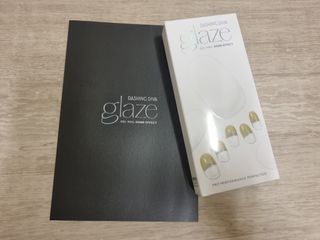 데싱디바 글레이즈 젤네일 스프링 프렌치 네일_5종 중 택 1 — 5점을 준 리뷰어가 2021년 9월 올린 사용 사진