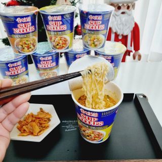 NISSIN 닛신 컵누들  4종 - 씨푸드오리지날, 씨푸드 스파이시, 씨푸드 커리, 씨푸드 XO소스 — 4점을 준 리뷰어가 2021년 12월 올린 사용 사진