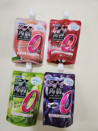 ORIHIRO 오리히로 곤약젤리 제로칼로리 130g 4종 4팩(맛별로 1팩씩) — 5점을 준 리뷰어가 2023년 2월 올린 사용 사진