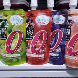 ORIHIRO 오리히로 곤약젤리 제로칼로리 130g 4종 4팩(맛별로 1팩씩) — 4점을 준 리뷰어가 2023년 3월 올린 사용 사진