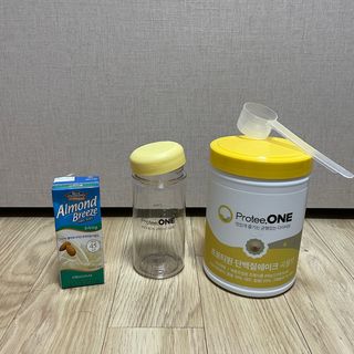 프로티원 단백질쉐이크 곡물맛 2주분 1통+보틀 — 5점을 준 리뷰어가 2021년 4월 올린 사용 사진
