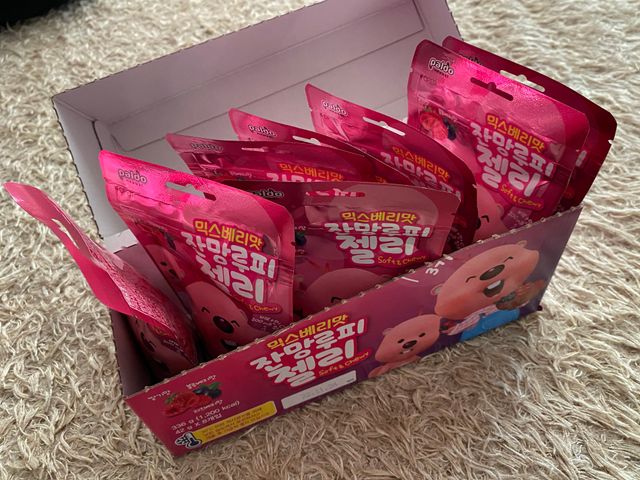 [팔도] 잔망루피젤리 믹스베리맛 42g 8개 리뷰 사진