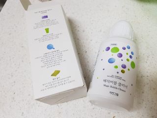 자연그램 매직버블클리너 250g — 3점을 준 리뷰어가 2021년 2월 올린 사용 사진