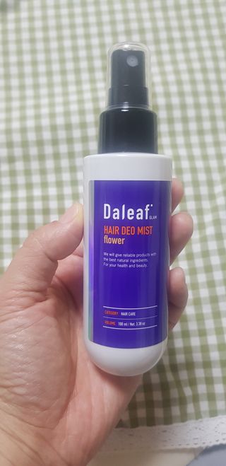 달리프 글램 헤어 데오미스트 100ml 라벤더 or 플라워 — 4점을 준 리뷰어가 2021년 2월 올린 사용 사진