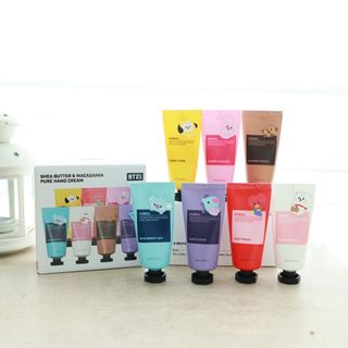 쿤달 BT21 시어버터 앤 마카다미아 퓨어 핸드크림 50ml 7구 기프트 세트 — 5점을 준 리뷰어가 2021년 3월 올린 사용 사진