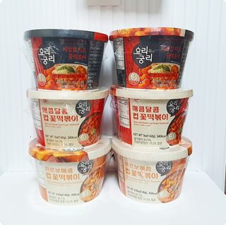 나우  [요리궁리] B타입 ( 매콤, 치즈, 매콤까르보 ) 꽃떡볶이 6개입 세트 — 5점을 준 리뷰어가 2025년 3월 올린 사용 사진