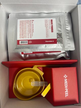 메디필 레드 락토 콜라겐 모델링 팩 — 5점을 준 리뷰어가 2021년 3월 올린 사용 사진