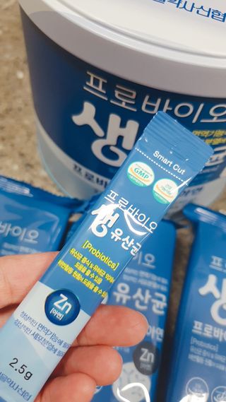 서울약사신협_프로바이오생유산균_2.5G x 100포 — 5점을 준 리뷰어가 2021년 2월 올린 사용 사진