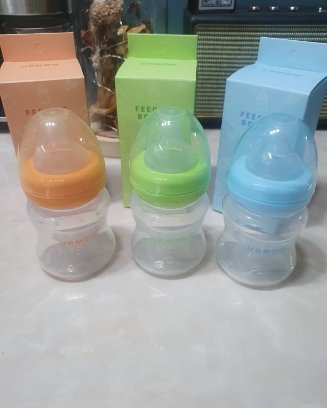 유비맘 신생아젖병 120ml 트리플팩_ 젖꼭지 포함 리뷰 사진