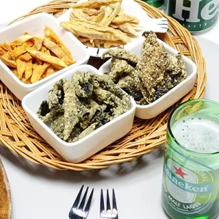 오봉산꽃부각 [만나식품] 오봉산 꽃부각 3가지 맛(오리지널, 새우맛, 매운고추맛) — 5점을 준 리뷰어가 2022년 12월 올린 사용 사진