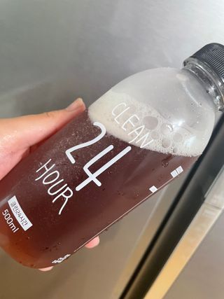 클린24시간 1BOX(5포) + 전용보틀(500ml) — 5점을 준 리뷰어가 2022년 9월 올린 사용 사진