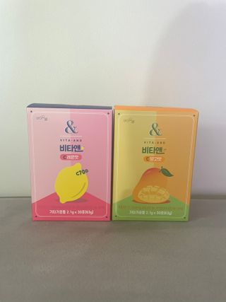 비타앤C 레몬맛, 망고맛 — 5점을 준 리뷰어가 2021년 6월 올린 사용 사진