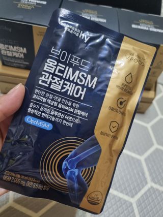 [브이푸드] 옵티MSM 관절케어 (70ml x30포) — 5점을 준 리뷰어가 2022년 6월 올린 사용 사진