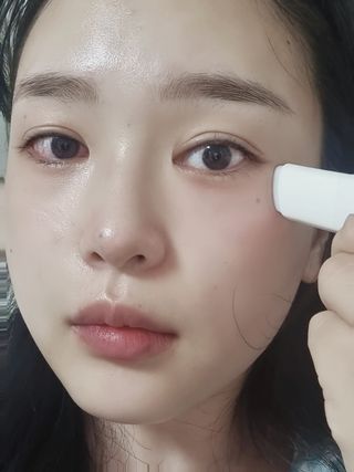 트윙클라 안티멜라 수딩 워터밤 — 4점을 준 리뷰어가 2022년 7월 올린 사용 사진