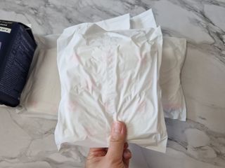 N[템포 ] 패드 내추럴 순면 입는 오버나이트 5P * 2개 — 5점을 준 리뷰어가 2024년 4월 올린 사용 사진