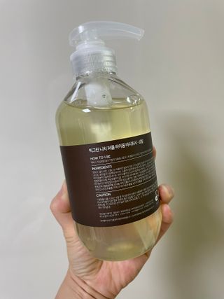 빅그린 니치 퍼퓸 바이옴바디워시 500ml(상탈, 블랙베리&베이, 블랑쉐 3종 중 택1) — 5점을 준 리뷰어가 2022년 12월 올린 사용 사진