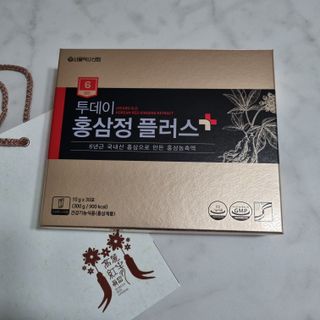 서울약사신협_투데이홍삼정플러스스틱_10g x 30포 — 5점을 준 리뷰어가 2021년 5월 올린 사용 사진