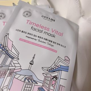 세뚜아(Cettua) [세뚜아] 타임리스 바이탈 페이셜 마스크팩  Cettua Timeless  Vital Mask 5매 — 5점을 준 리뷰어가 2024년 1월 올린 사용 사진