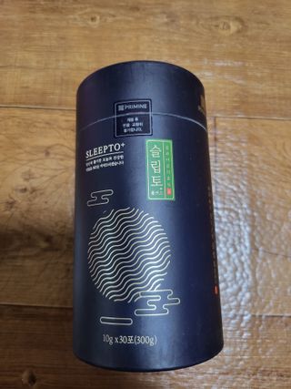 프리마인 자체 기업부설 연구소에서 찾아낸 건강한 수면의 비밀.  슬립토 플러스 30포 — 5점을 준 리뷰어가 2022년 5월 올린 사용 사진