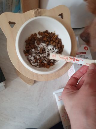 My Pet Care 모발과 모질 피부건강에 개좋아 — 5점을 준 리뷰어가 2021년 2월 올린 사용 사진