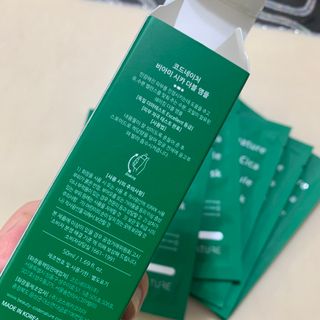 코드네이처 비아미 시카 더블 앰플 과 마스크[5장] — 5점을 준 리뷰어가 2021년 6월 올린 사용 사진