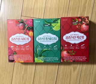 서울에프엔비 콜라스틴 3종 뷰티젤리스틱 45입 [ABC핏 15입 /  석류핏 15입 / 청스피루리나 15입] — 5점을 준 리뷰어가 2021년 9월 올린 사용 사진