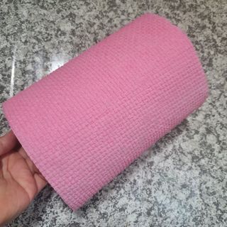 위케어 일회용 향균 수세미 50매 2롤 세트 총 100매 Pink — 5점을 준 리뷰어가 2021년 2월 올린 사용 사진