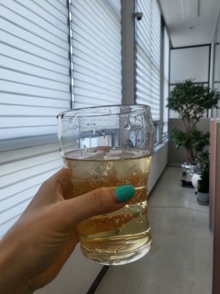 더그레잇티 콤부차 [매일유업] 더그레잇티 44kcal 콤부차 300ml *12개입 (오리지널 6개+베리리치 6개) — 5점을 준 리뷰어가 2023년 7월 올린 사용 사진