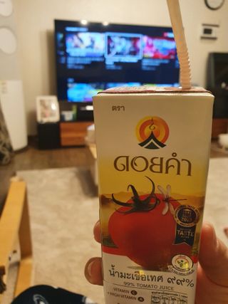 도이캄 착즙 완숙 토마토 200ml 12팩 무설탕 태국왕실 기내식주스 — 5점을 준 리뷰어가 2021년 2월 올린 사용 사진