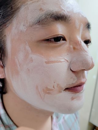 헤어플러스 콴디 플러피 클라우드 버블 팩 클렌저 — 4.5점을 준 리뷰어가 2021년 3월 올린 사용 사진