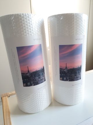 부직포나라 중금속유해물질ZERO 뜯어쓰는 주방 일회용수세미 60매 2매 — 5점을 준 리뷰어가 2022년 12월 올린 사용 사진