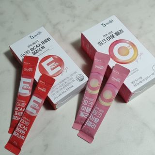 인디닥터 면역 생생 핑크 이뮨 젤리 + 타이탄 BCAA 프로틴 젤리스틱 — 5점을 준 리뷰어가 2022년 3월 올린 사용 사진